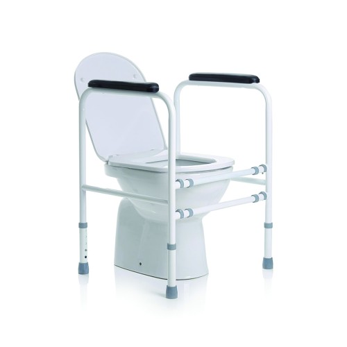 Chaises de toilette et de douche - Support Pour Wc Amovible Réglable En Hauteur