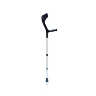 Pair Of Crutches Forearm Soft Support Brio Black