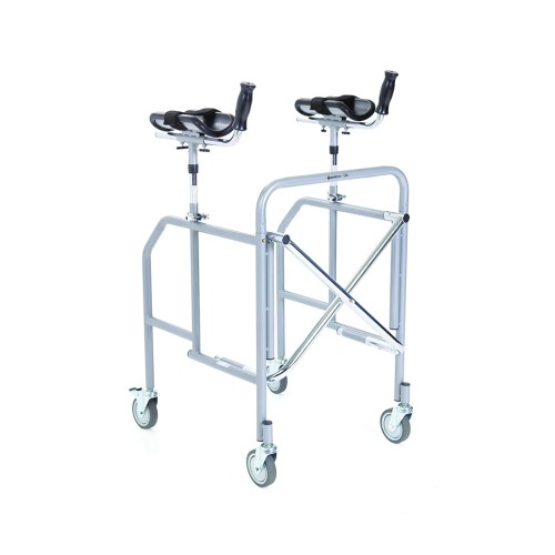 Home Care - Deambulatore Girello Rollator Antibrachiale Pieghevole Mini Per Anziani E Disabili