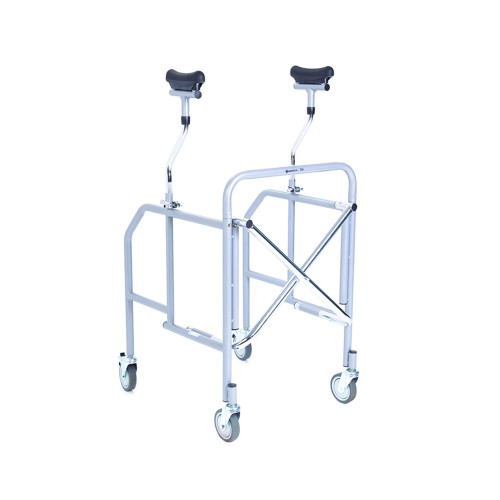 Deambulazione - Deambulatore Girello Rollator Clik Sottoascellare Pieghevole Mini Per Anziani E Disabili