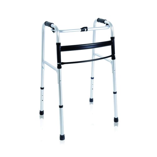 Rollator Walkers - Deambulatore Rollator Pieghevole Clik Rp730 Girello Per Anziani 4 Puntali