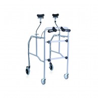 Underarm Rollator Walker. Removable With Brakes For The Elderly And Disabled