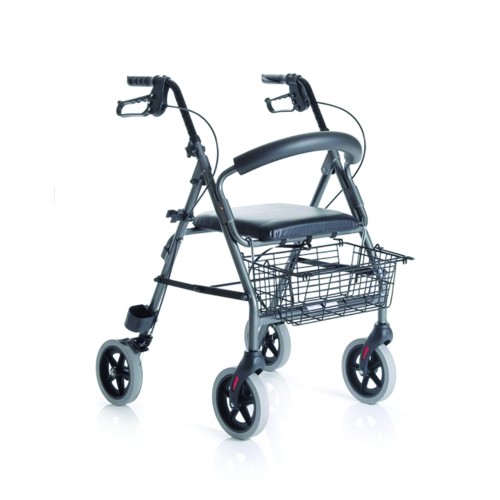 Rollator Walkers - Rollator Walker Folding Atlas Walker For Elderly Disabled 4 Wheels