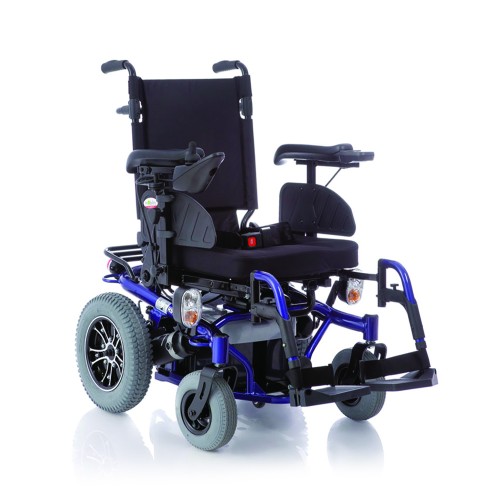 Carrozzine disabili - Sedia A Rotelle Carrozzina Elettrica Multifunzione Aries Con Luci Per Disabili Anziani