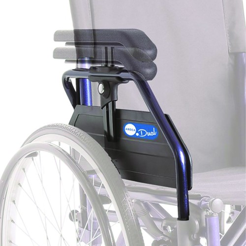 Zubehör und Ersatzteile für Rollstühle - Paar Verstellbare Hebearmlehnen Für Dual/dual Go/go Up-rollstühle