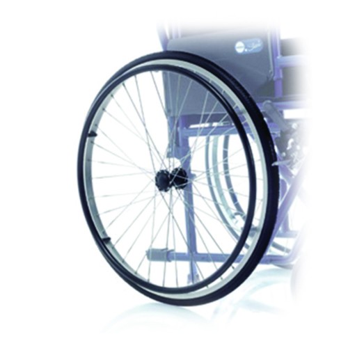 Accesorios y repuestos sillas de ruedas - Par De Ruedas Traseras Con Cierre Rápido Inflable