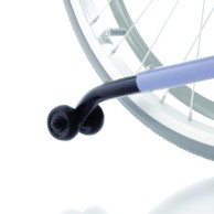 Single Anti-tipper Wheel For Dual Wheelchairs