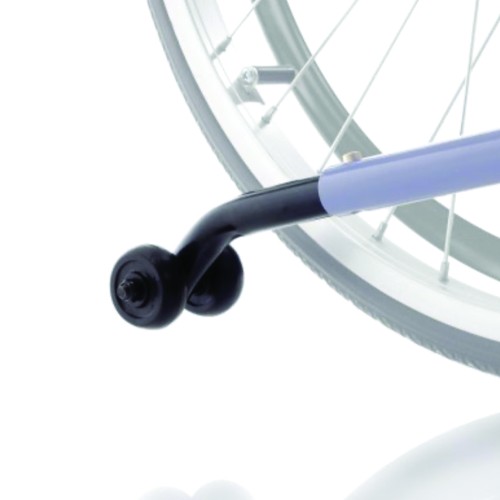 Wheelchair Accessories and Spare Parts - Single Anti-tipper Wheel For Dual Wheelchairs