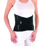 Lumbar Band Elastic Corset With Straps Crl-350 H27cm Black