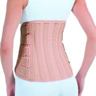 Lumbar Band Semi-rigid Cotton Corset Lombofixo 33-4.0 H 33cm Woman