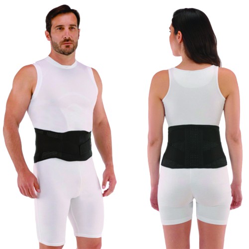 Trunk tutors - Lumbar Band Corset Brace Elastic Perforated Plurival H 20cm