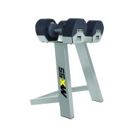Mx 55 Adjustable Dumbbell Set 4.5 To 24.9 Kg With Weight Cart