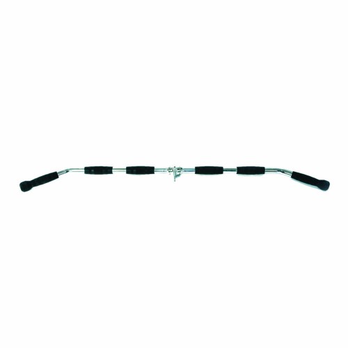 Fitness - Lat Machine Bar 122 Cm With 6 Handles Covered In Urethane