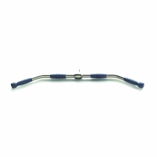 Gym accessories - Lat Machine Bar 91cm With 4 Handles Covered In Urethane