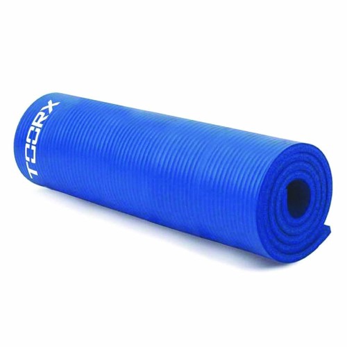 Fitness and Pilates accessories - Professional Fitness Mat With Blue Chrome Eyelets