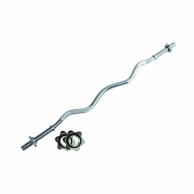 Chrome Curl Barbell 120cm With Screw Closure