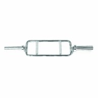 Bilanciere Olimpionico Tricipiti Cromato 86cm Con Bronzine E Fermadischi A Molla