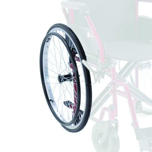 Wheelchair Accessories and Spare Parts - Pair Of Pneumatic Wheels 60cm For Start2 Wheelchair
