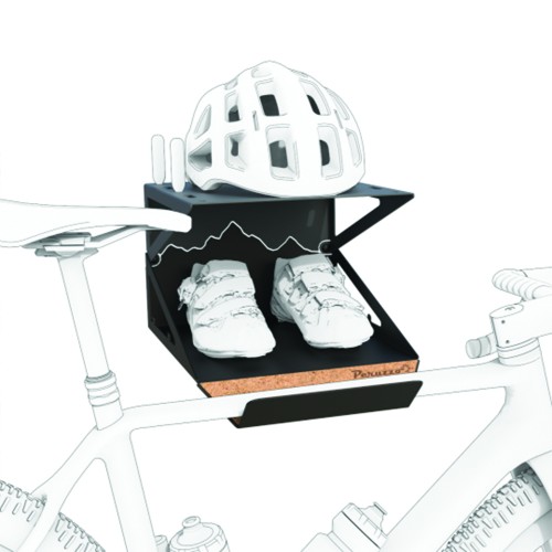 Wall bike rack - Bike Kit Box Wall-mounted Bike Rack