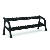 Hexagonal Dumbbell Rack 10 Pairs 236.6x75x81.5cm