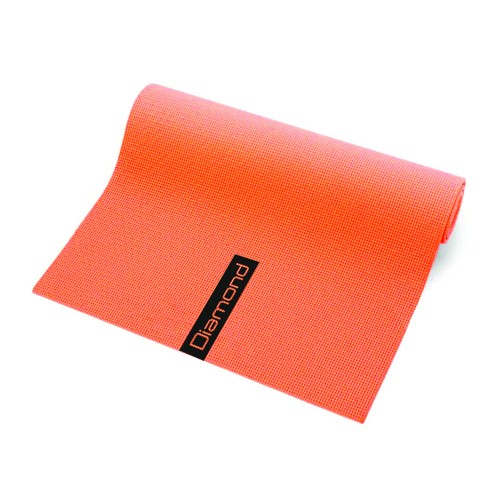 Fitness - Esterilla De Yoga Pvc 173x60x0.4cm Naranja 