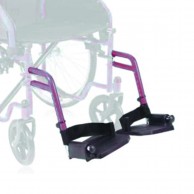 Pair Of Removable Side Steps For Start/go Wheelchairs In Gloss Red