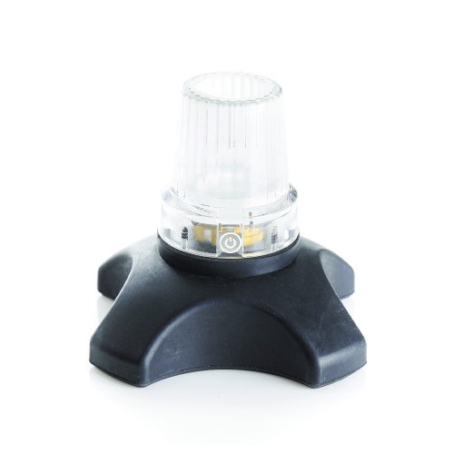 Accessori e ricambi Deambulatori - Puntale Base Larga Con Luce Led Per Bastoni 18-19mm