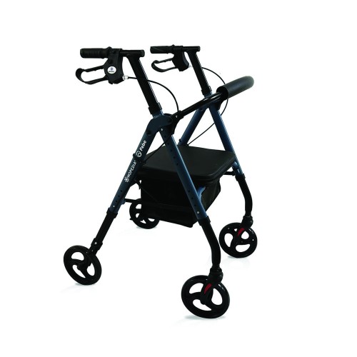 Rollator Walkers - Febe Folding Rollator Walker For Elderly Disabled 4 Wheels