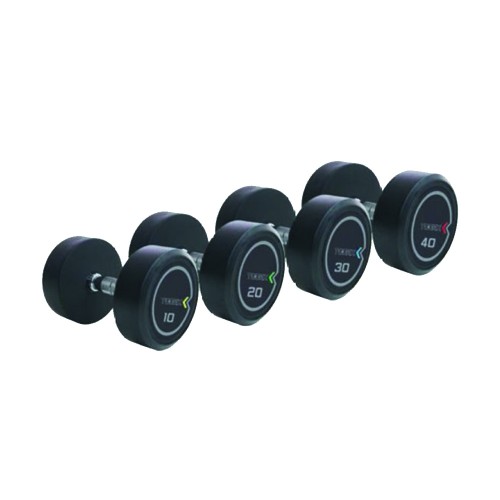 Fitness - Professional Urethane Dumbbell Pairs Set From 4 To 24kg