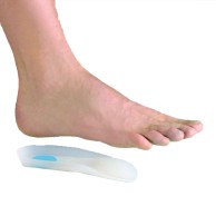 Silicone Metaplantar Half Insole With Calcaneal Relief Prt-s04