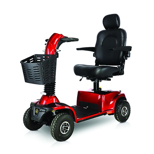 Scooters for the disabled - Electric 4-wheel Foxy Scooter For Disabled Elderly With Lights And Basket
