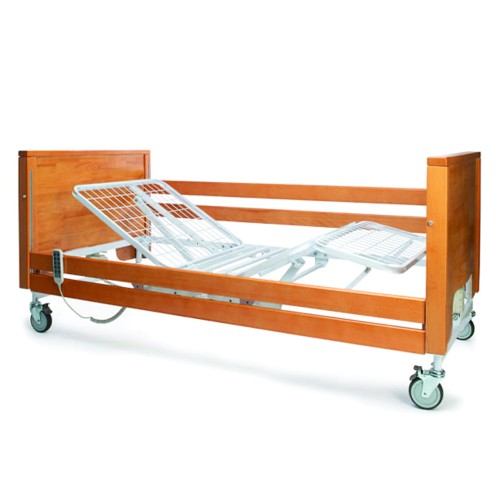 Inpatient beds - Electric Orthopedic Hospital Bed For Disabled Elderly A8939 With Wheels