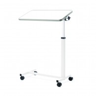 Adjustable Serving Table With Wheels And Lectern D126 For Elderly Hospital Bed