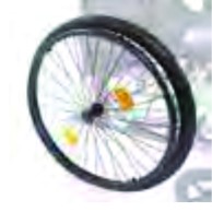 60cm Pneumatic Wheels For Disabled Wheelchairs Cp770/cp780/cp785/cp790