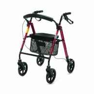 Deambulatore Rollator Pieghevole Ca8761l Girello Per Anziani Disabili 4 Ruote