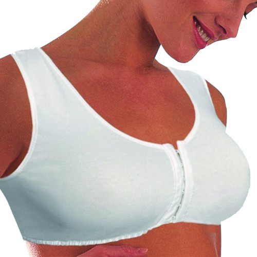 Bras - Soft Stretch Bra Cotton Post Op White