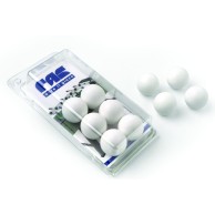 Blister Pack Of 10 Standard White Balls For Table Football, Foosball, 33mm