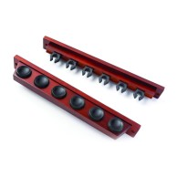 Z2 6-seater Wooden Pool Billiards Cue Rack