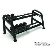 Modular 2-tier Round Dumbbell Rack