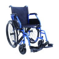 Wheelchair For Disabled Start 2 Blue Folding Self-propelled Wheelchair