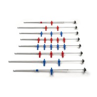 Complete Set Of Telescopic Slide Rods For Indoor Table Football 