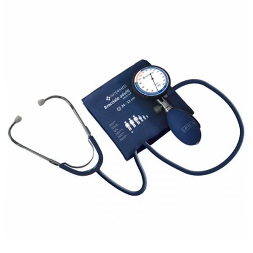 Sphygmomanometers/blood pressure monitors - Aneroid Sphygmomanometer With Stethoscope Antishock Chassis