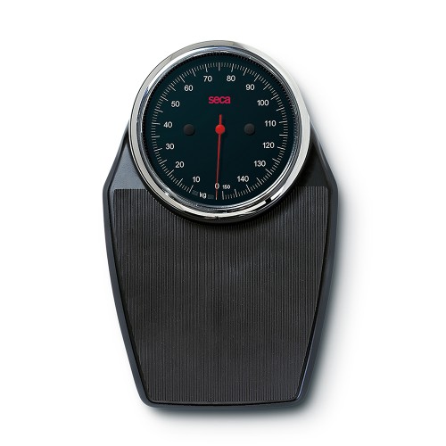 Scales - 760/n Mechanical Floor Scale, White, Black Mat