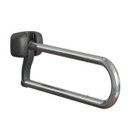 Lux Folding Handle For Bathroom And Toilet In Stainless Steel