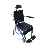 Comfortable Shower And Toilet Chair With Tilting Backrest
