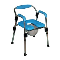 Folding Shower Chair With Built-in Toilet  