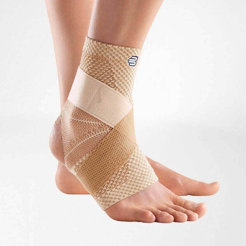 Ankle braces - Malleotrain S Open Heel Left Beige Stabilizing Compression Ankle Brace