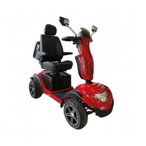 Scooters for the disabled - Electric 4-wheel Racer Scooter For The Elderly With Basket