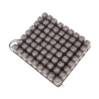 8cm High Air Bubble Anti-decubitus Cushion In Rubber And Pvc With 2 Valves