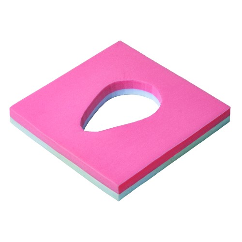 Anti-decubitus cushions - Anti-decubitus Cushion In Viscoelastic D60 And Load-bearing Base With Central Hole